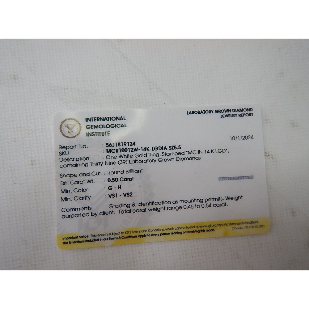 Amazon Essentials 0.5 Carat Stackable Diamond Ete… - image 3